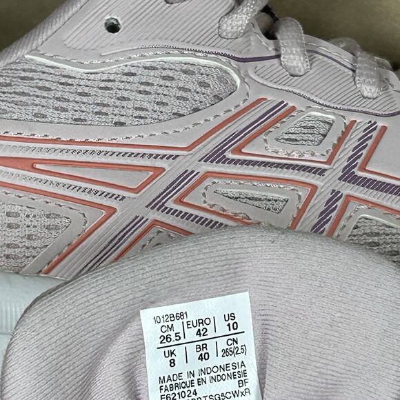 ASICS Women's Sz 10 Gel-Contend 9 Running Shoes Sneaks Watershed Rose/Desert Red - Picture 11 of 11